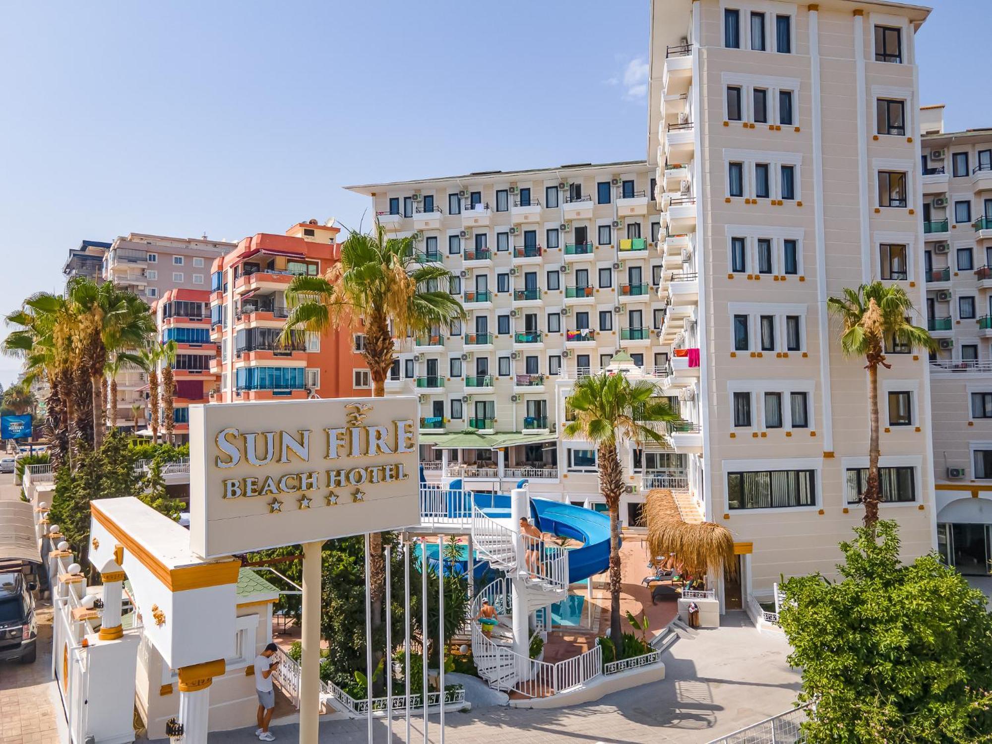 Sun Fire Beach Hotel Alanya Esterno foto